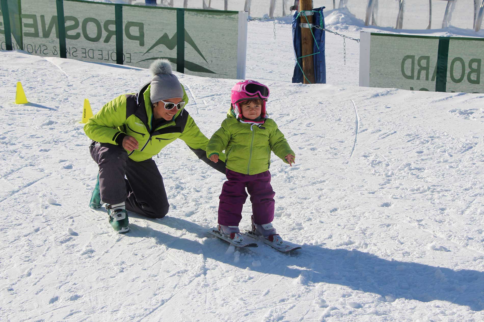 cours de ski jardin d'enfants