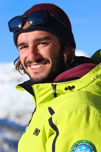 Moniteur de ski Val Thorens Matteo Zilli