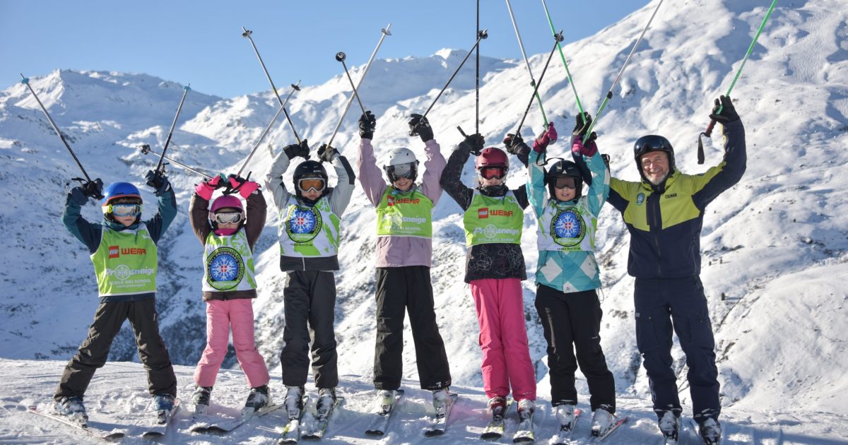 cours de ski enfant 3 vallée